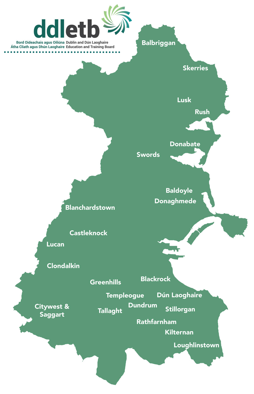 DDLETB Map Locations