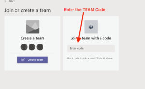 Enter TEAMS