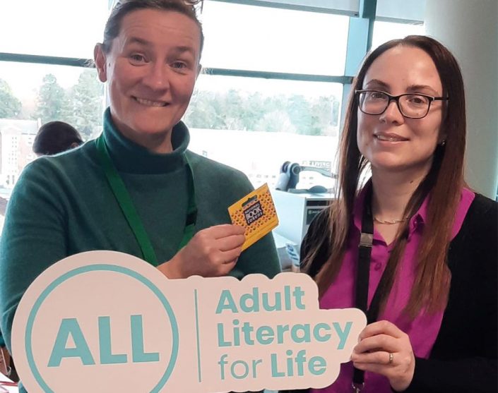 Sinead Hyland With Quiz Winner Deirdre