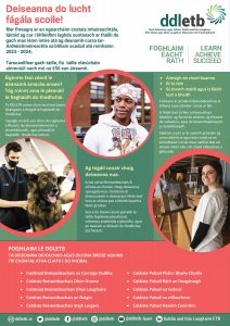 DDLETB Reduced Fees Flyer Gaeilge