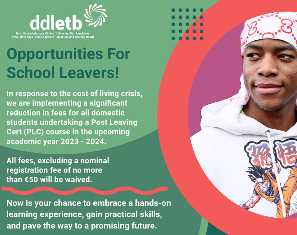 DDLETB 1 DDLETB Zero Fees Web School Leavers