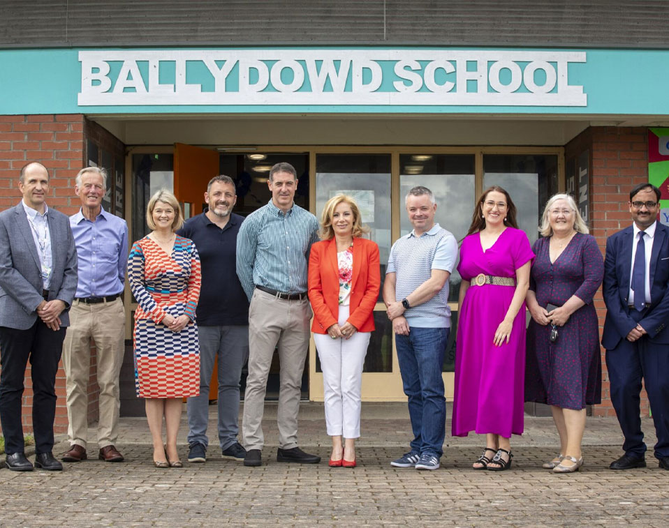 Staff With Minister Josepha Madigan At Ballydowd Special School DDLETB