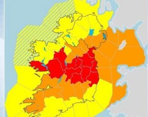 Red Weather Warning DDLETB November 2023