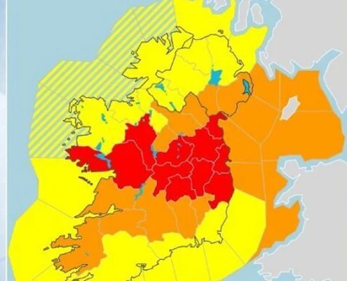 Red Weather Warning DDLETB November 2023