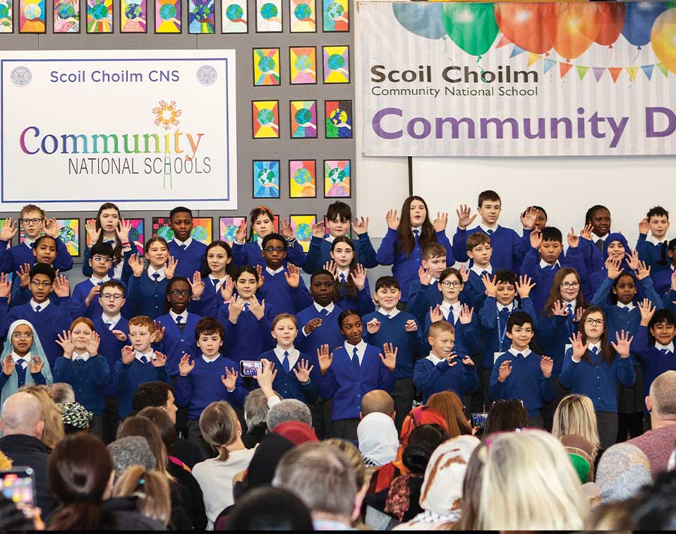 Students Performing At Scoil Choilm Community National School DDLETB