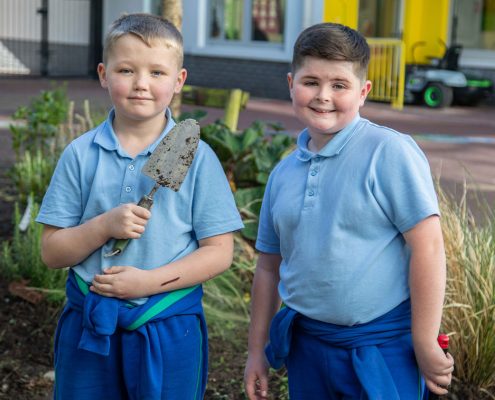 DDLETB CNS Two Students Garden