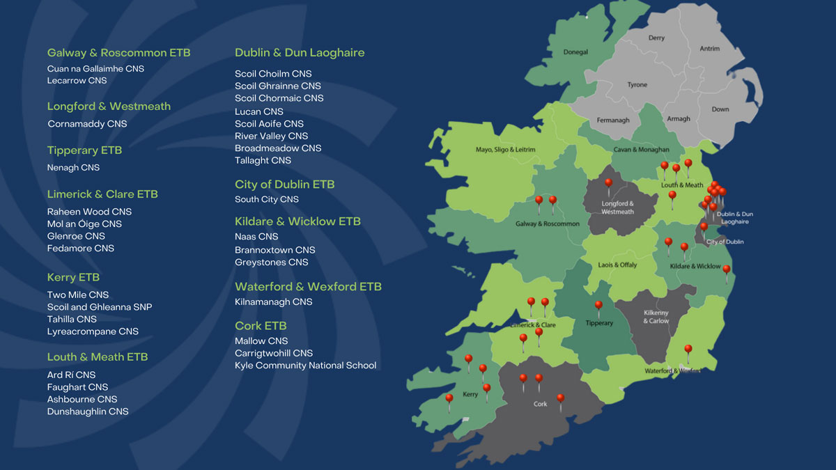 CNS Ireland Map CNS Ireland Map