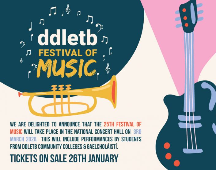 25th Festival of Music DDLETB Tickets On Sale 26th January 25th Festival of Music DDLETB Tickets On Sale 26th January