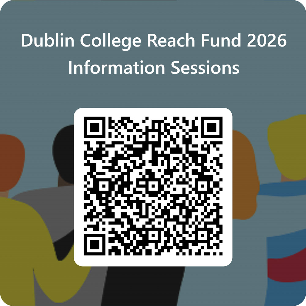 QRCode for Dublin College Reach Fund 2026 Information Sessions
