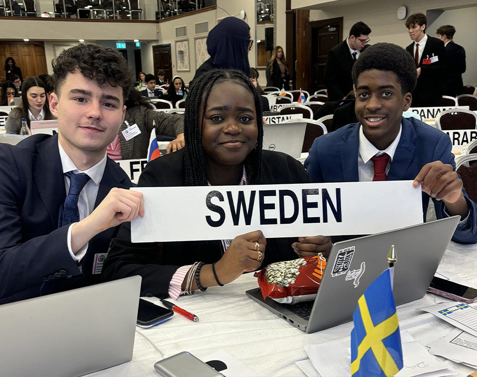 DDLETB Ardgillan CC Model United Nations Team 3 Students
