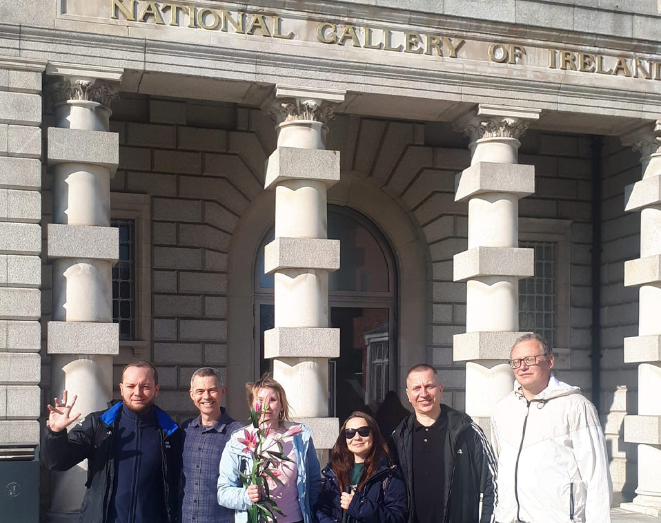 National Gallery Ireland Visit DDLETB Blind Students