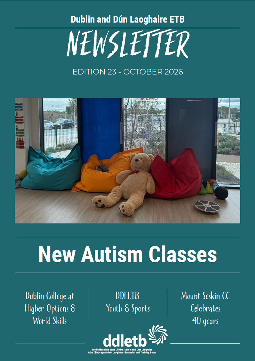 DDLETB Newsletter 23 October2026 Cover Newsletter 23 October 2026 Cover